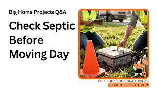 Move Day Septic Checklist Locate Pump Conserve Avoid Damage