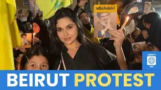 Protest in Beirut HONORS Nasrallah and Safieddine