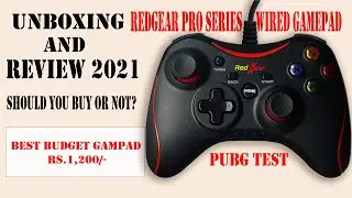 Redgare Pro Series Wired Gamepad Unboxing and Review 2021 | Best wired Gamepad
