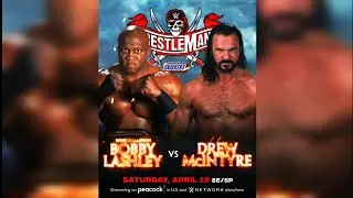 WWE WrestleMania 37 - Moving Match Cards HD