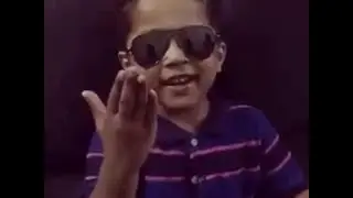 3 Year Old Kid Recreates Kabali Teaser Moment
