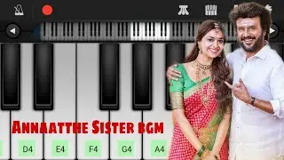 Annaatthe Sister BGM | Easy Piano Tutorial | Rajinikanth | D.Iman