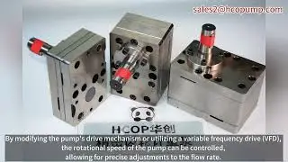Can the speed of refrigeration gear metering pumps be adjusted