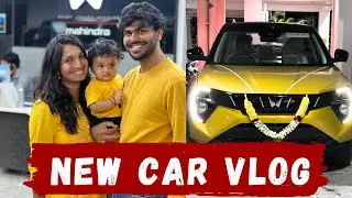 புது CAR வாங்கிட்டோம்❤️❤️ | Mahindra 3XO delivery | New car vlog