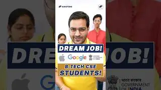 💥Dream Job/Company of B.Tech 1st Year Students! Placement After BTech! #shorts #BTechJobs #viral
