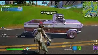 Get Chrome-ified while driving - Fortnite (The Herald Quests)