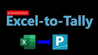 Excel से Tally Prime 6.0 में e-Invoice कैसे बनाएं? | EasyAUTO4 Magic!  | #exceltotally #pdftotally
