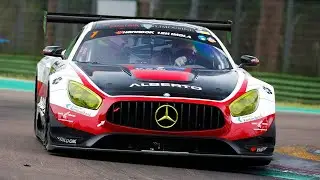 Mercedes AMG GT GT3 12H Imola 2017 Autodromo Imola race part 1 race-media.tv Onboard Classix