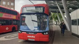 Full Route Visual | London Bus Route 153 | Finsbury Park - Liverpool Street (WSE2937 - LV74 CCJ)