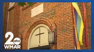 Pride flag torn outside Federal Hill church