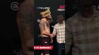 The Fighting Nerd vs. Oleksiejczuk Face Off  #ufc #mma #media #faceoff #fightnight #fightingnerds