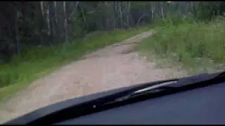 05 subaru outback on a potential rally trail