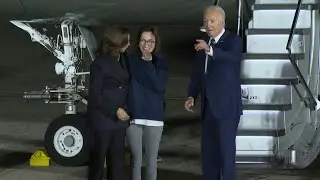 Biden and Harris welcome journalist Alsu Kurmasheva after prisoner swap deal | AFP