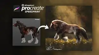 Digital Commission: Forest Cob - Timelapse (w music)