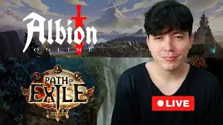 🟢 DROPS ON 🟢 Albion Online 95/100… tá QUASE! + PoE Ruthless continua!❗exit ❗kas ❗drop