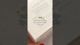 this is so dreamy! ☁️unbox the ​⁠laneige vanilla lip mask with me! #asmr #preppy #aesthetic #blowup