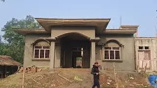 porch home 🏡 dijain#work #construction #pradeep #Maurya