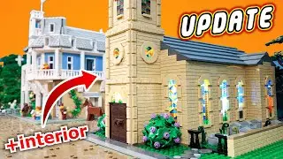 Building a Detailed CHURCH in My Custom LEGO City! Fred-BRICKS-burg ep18