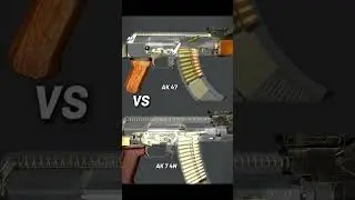 AK 7 4N VS Ak 47 Working Animation 😯😯😯