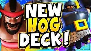 TOP LADDER with NEW HOG MK FISHERMAN DECK! - CLASH ROYALE