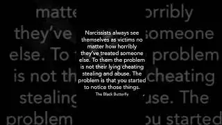 Narcissists Think You're The Problem Because You Saw The Truth About Them #family #relationship #fyp
