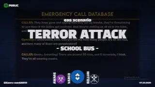 School Bus - Terror Attack | EAS Scenario | Emergency Alert System