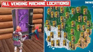 All FREE Vending Machine Locations in Fortnite Battle Royale! - Season 8