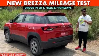 Exclusive: New Brezza Mileage Test - On Road Mileage in City Traffic, Highways & Hills