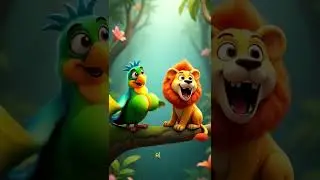 Leo the Lion Forgot How to Roar 🦁 | Jungle Animal Story for Kids | 3D Animation