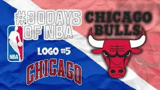 #30DAYSOFNBA - NBA Logo Animation - DAY#5 - CHICAGO BULLS