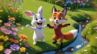 Ricky Rabbit Hops Away | Fun Animal Action Song for Kids | Nursery Rhymes and Baby Songs