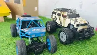REMOTE CONTROL MIRANA DUSTER SMOKE CAR VS OFF ROAD WILD BEAST JEEP UNBOXING AND TESTING VIKRAM TOYS