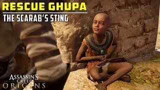 Find and Rescue Ghupa | The Scarab's Sting | Assassin's Creed: Origins