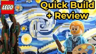 LEGO The Starry Night Review... Stunning LEGO Art!