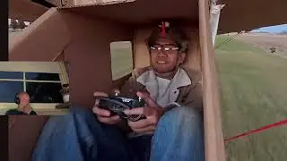 What's Harry been watching ? A real plane made of Cardboard