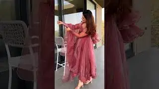 😸 pretty anarkali suit #trend#youtube