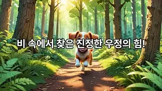 비 속에서 찾은 진정한 우정