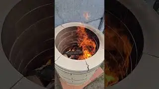 Тандыр своими руками из кирпича ша-103 за час без применения раствора. диаметр 40см. #Тандыр #diy