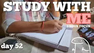 DAY-52 | 60-Day Consistency challenge | 12 hr study with me live | 3 hour session | JEE | Exam Time