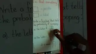 Probability: Writing Probability as a Fraction [Grades 2-3]