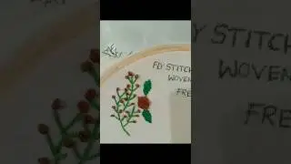 CFS-13 Basic Embroidery Stiches #handmade #youtubeshorts