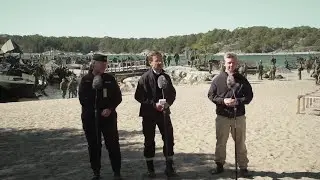 Pressträff med Ulf Kristersson, Pål Jonson och Ewa Skoog Haslum
