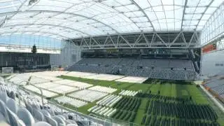 Set Up at Forsyth Barr Stadium: Fleetwood Mac Timelapse