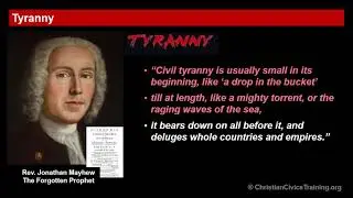 Resistance to Tyrants is Obedience to God 12 - Tyranny is a Monster that Destroys Everything