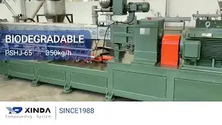 Twin screw extruder- PSHJ-65 for compounding biodegradable