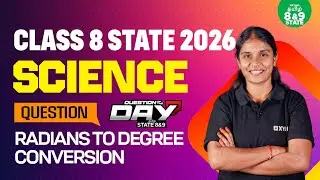 📑 Question Of The Day❓ Radians to Degree Conversion | Class 8 Science | Xylem State 8&9 Tamil