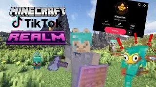 I joined a random Minecraft TikTok Realm ( it was interesting)