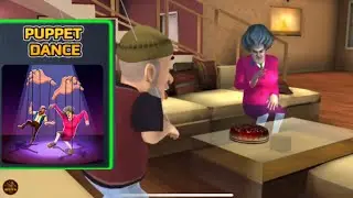 PUPPET DANCE | SCARY TEACHER 3D | PRANK ON MISS T