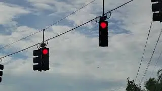 Econolite Bubbleback Traffic Lights