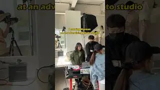 Learn Korean at a photo studio
